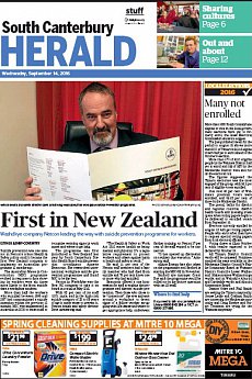 South Canterbury Herald - September 14th 2016