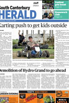 South Canterbury Herald - October 25th 2017